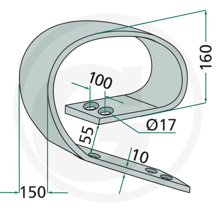 Bladveer - he-va / doublet- record - cultivatorstelen