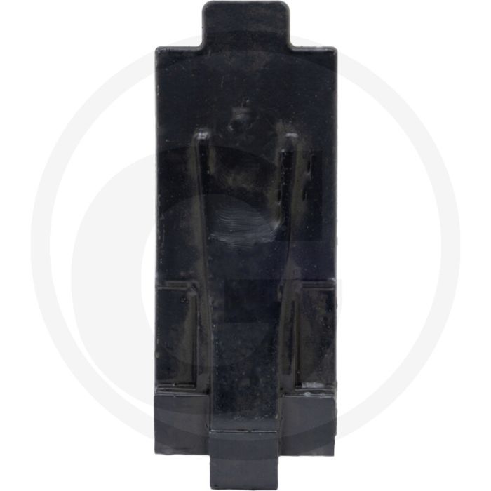 Heavy duty snelwisselschaarpunt met hardgesoldeerde hardmetalen slijtplaat - afmetingen: 80 x 25 mm Heavy duty snelwisselschaarpunt met hardgesoldeerde hardmetalen slijtplaat - afmetingen: 80 x 25 mm
