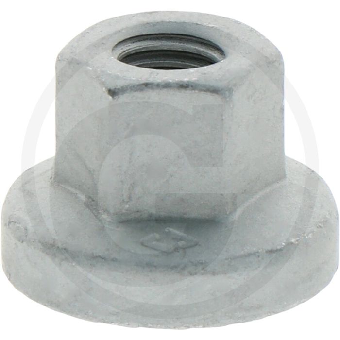 Ecrou à flasque avec dents de blocage - dimensions (mm) : m10, type : all-rounder