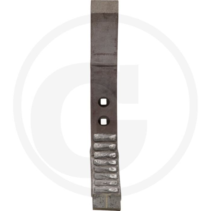 Burin à usage intensif, étroit avec plaque d'usure en carbure brasée - dimensions : 510 x 60 x 20 mm