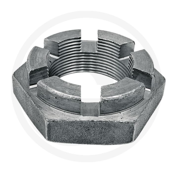 Ecrou à couronne din 937, m24 x 1,5 - type : émeraude