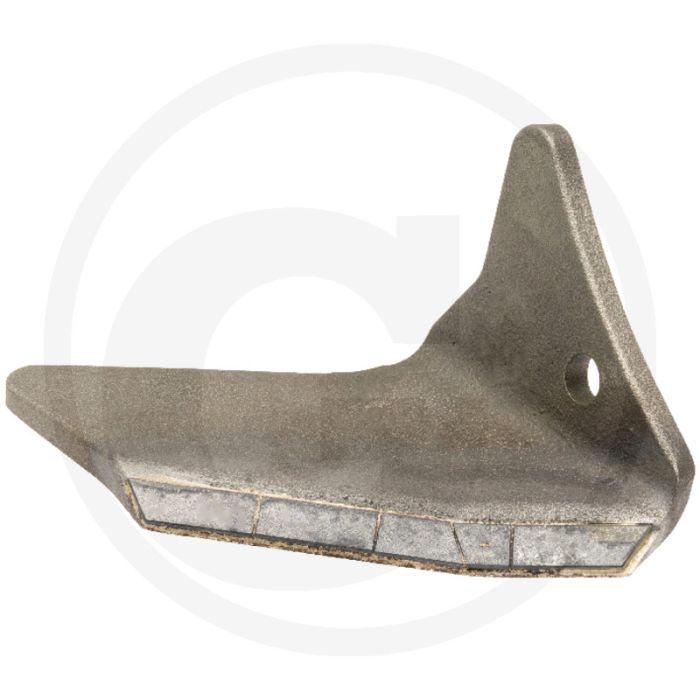 Heavy duty ganzevoetbeitel rechts met hardgesoldeerde hardmetalen slijtplaat - synkro compatibel met bouten 18016659318 en 18030-mu16-2 Heavy duty ganzevoetbeitel rechts met hardgesoldeerde hardmetalen slijtplaat - synkro compatibel met bouten 18016659318 en 18030-mu16-2