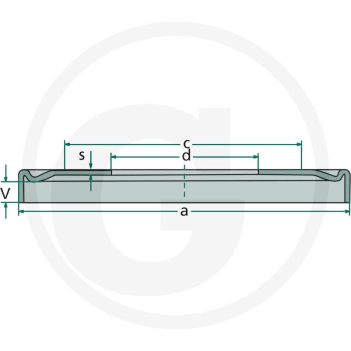 Fag nilosring Ø a : 49 mm