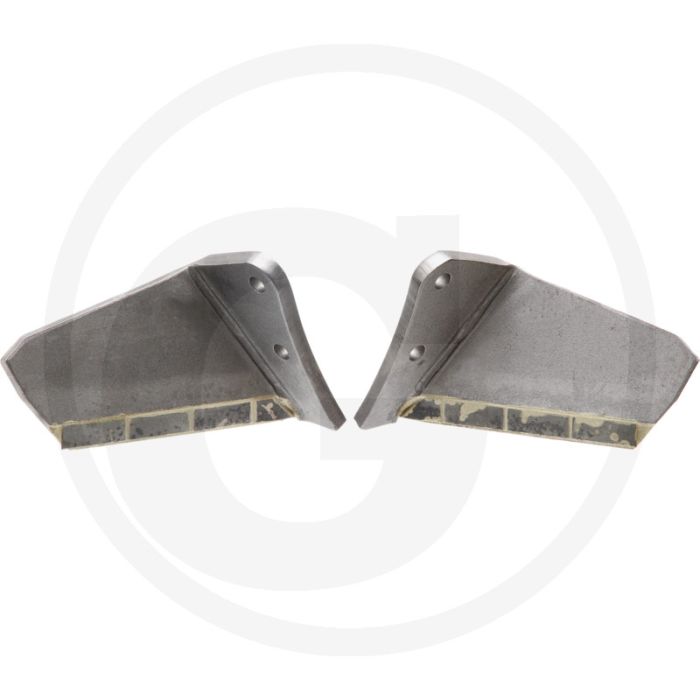 Heavy duty vleugelschaar hd met hardgesoldeerde hardmetalen slijtplaat - afmetingen: 230 x 12 mm Heavy duty vleugelschaar hd met hardgesoldeerde hardmetalen slijtplaat - afmetingen: 230 x 12 mm