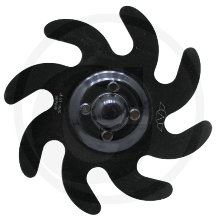 Väderstad schijf rechts, Ø 435 mm, 4 gaatjes - 12,5 mm. Ø 435 mm.