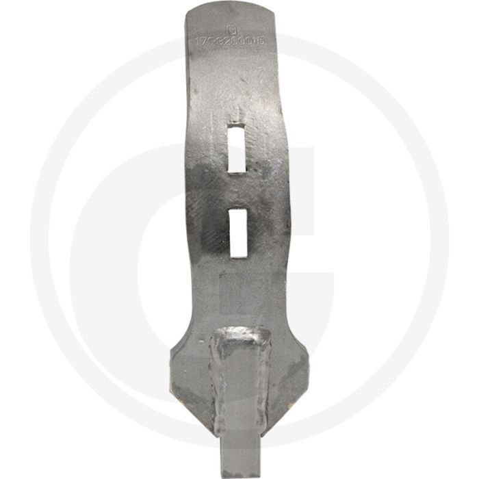 Heavy duty schaarpunt met hardgesoldeerde hardmetalen slijtplaat - afmetingen: 400 x 70 x 20 mm Heavy duty schaarpunt met hardgesoldeerde hardmetalen slijtplaat - afmetingen: 400 x 70 x 20 mm