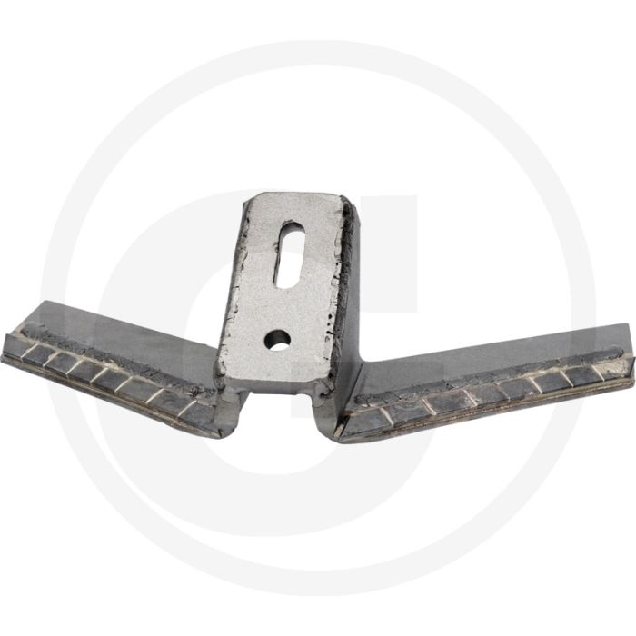 Heavy duty vleugelschaar met hardgesoldeerde hardmetalen slijtplaat - afmetingen: 350 x 12 mm Heavy duty vleugelschaar met hardgesoldeerde hardmetalen slijtplaat - afmetingen: 350 x 12 mm