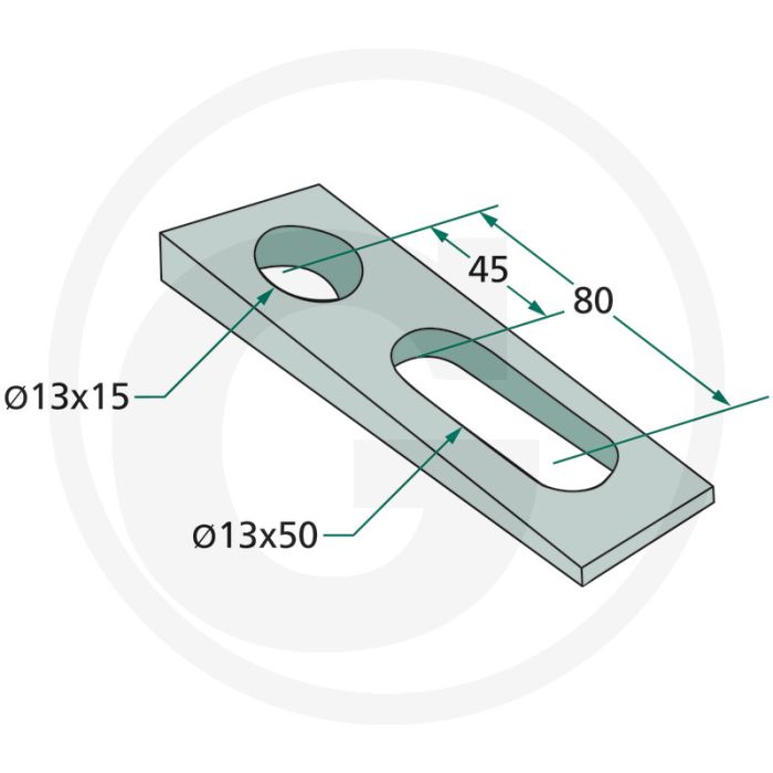 Spie, 2° passend voor: houder 180200-qca-4700