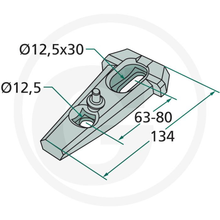 Support complet - convient pour : goliath, g-leaf springs, bourgault