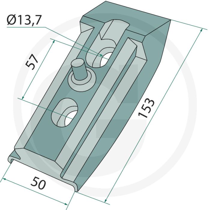 Houder compleet - snelwisselsysteem 410 serie