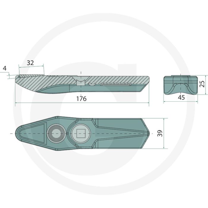 Endurance carbide scharspitze - swifter, 46 hrc härte, made in germany