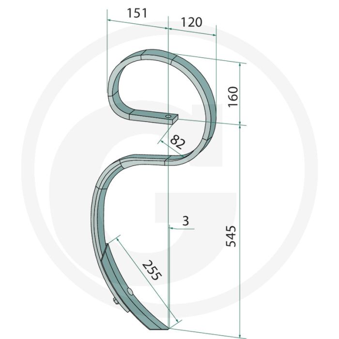 Dent 50 x 13 mm : conservez la dent avec ces dimensions !