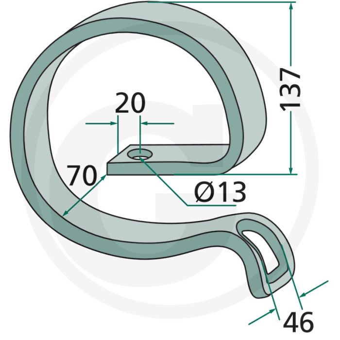 Versterkingsveer 45 x 10 mm grondbewerking en zaaitechniek