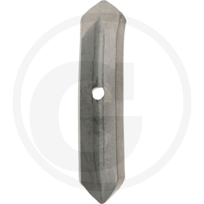 Heavy duty cultivatortand met hardgesoldeerde hardmetalen slijtplaat - afmetingen: 210 x 35 x 12 mm Heavy duty cultivatortand met hardgesoldeerde hardmetalen slijtplaat - afmetingen: 210 x 35 x 12 mm