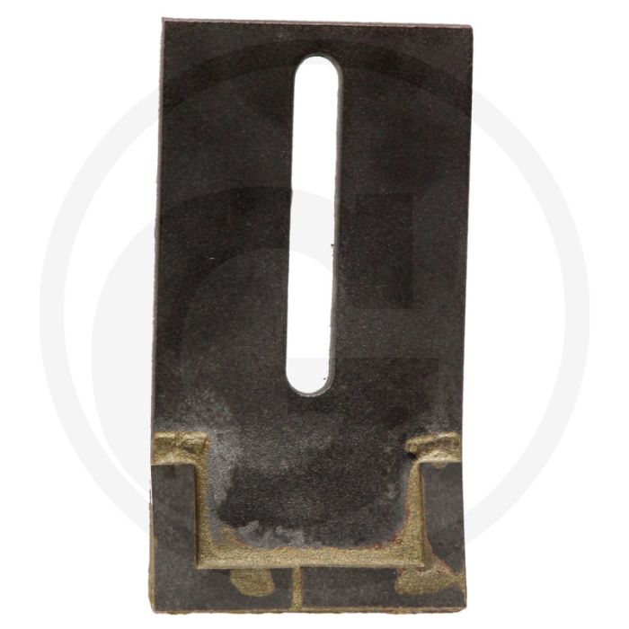 Heavy duty afstrijker 140 x 75 x 5 mm voor pöttinger