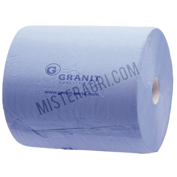 Poetsrollen - 2-laags, blauw, maat 375 x 380 mm