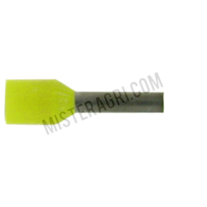 Embouts de câbles - jaunes, pour câbles de 1 mm².