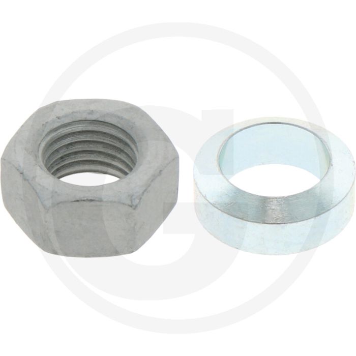 Moer met ring (M16) Moer met ring (M16)