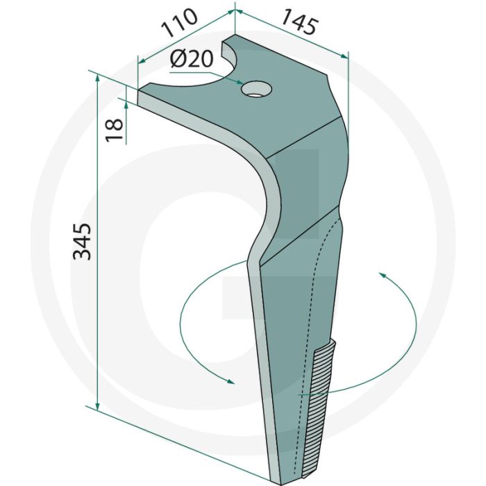 Kreiseleggenzinken (Hartmetall beschichtet, FAST-FIT 3) Kreiseleggenzinken (Hartmetall beschichtet, FAST-FIT 3)