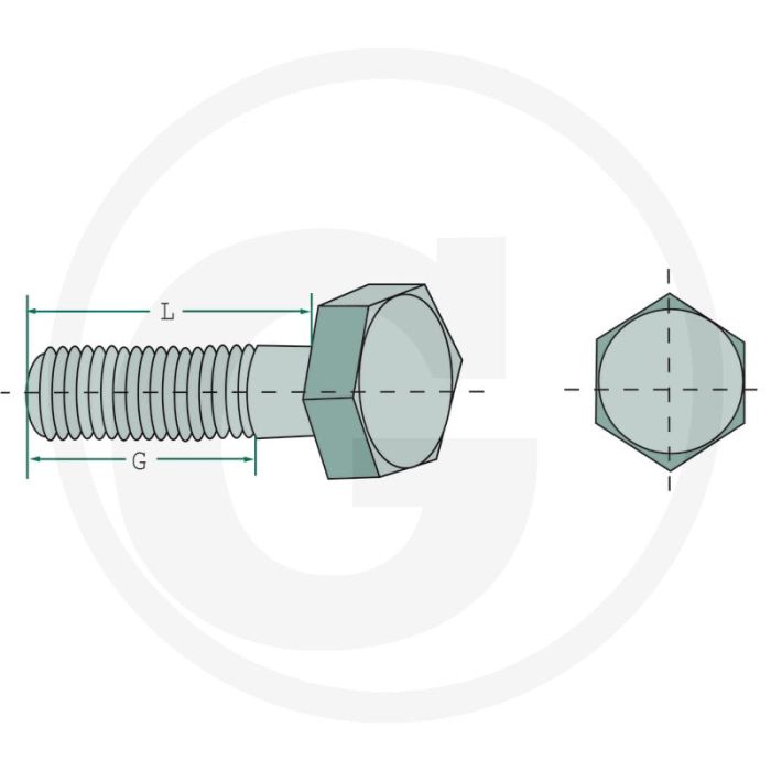 Bout (M16 x 1,5 x 60 mm, 12.9)