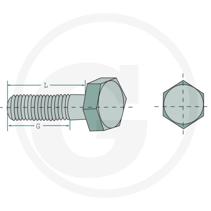 Bout (M12 x 1,25 x 45 mm, 12.9)