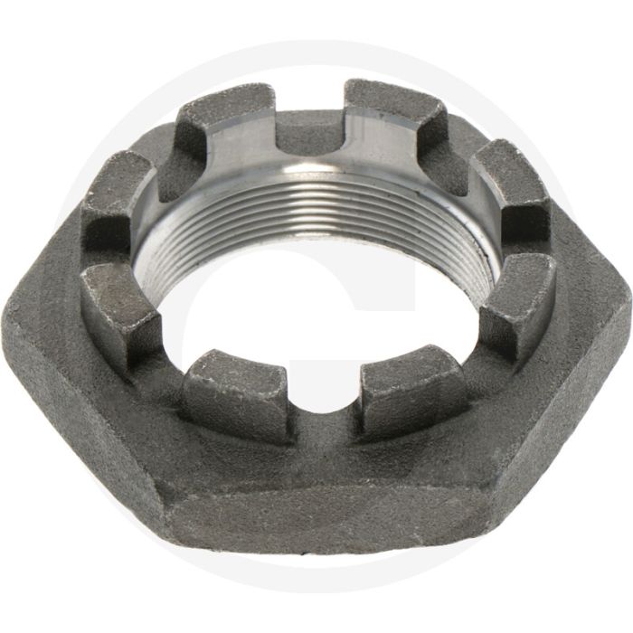 Kroonmoer M48 Zirkon 9 - Ø D 48 DIN 937 - Onderdelen rotorkopeggen