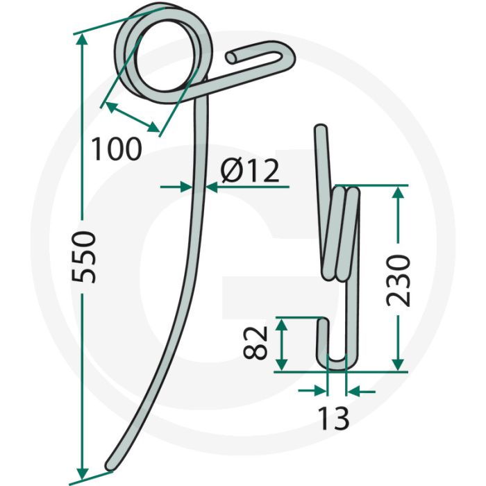Eggetand Megaseed 12mm - 550mm - Rabe