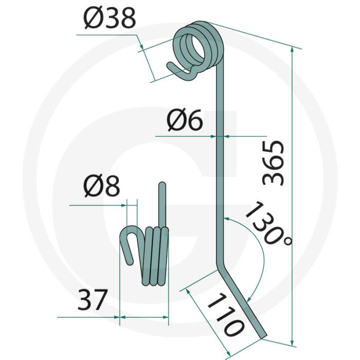 Eggetand - GRANIT schoffeltechniek - Heger - Type: Eggetand
