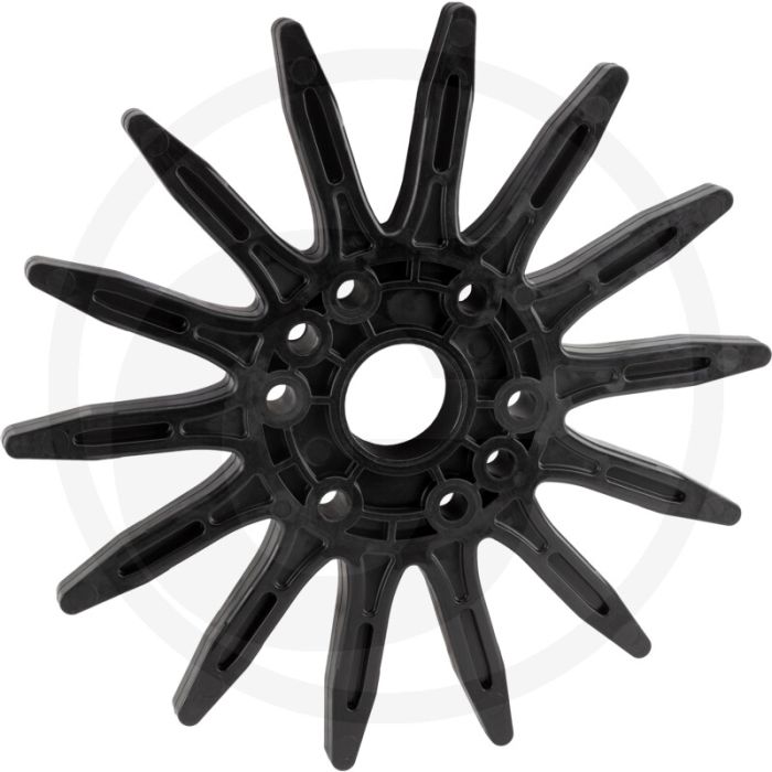 K.U.L.T. Fingerstern Spritzguss Ø 250 mm (schwarz-mittelhart)