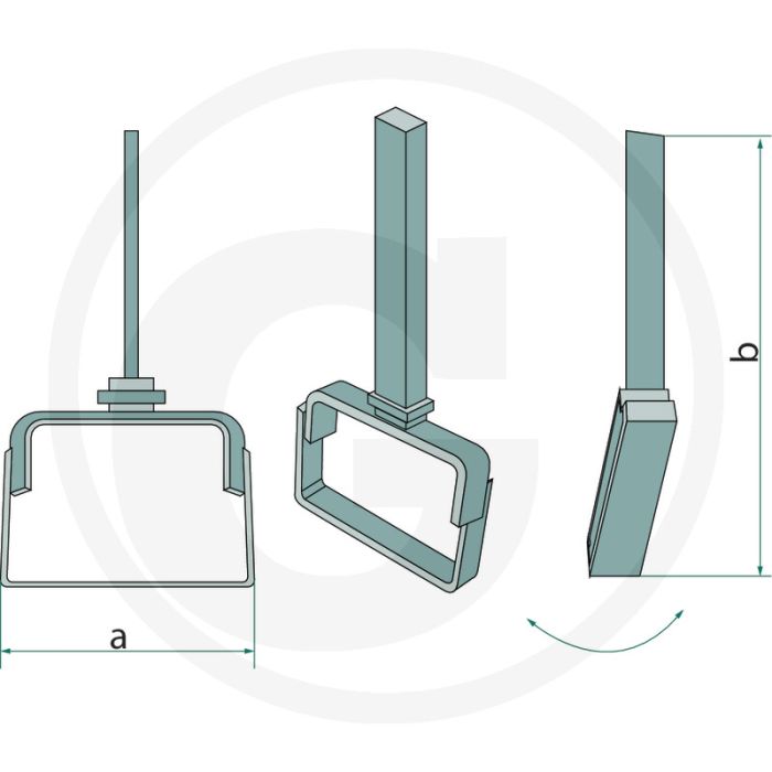 Pendelmesser ( mit Stiel (10 x 30 mm))