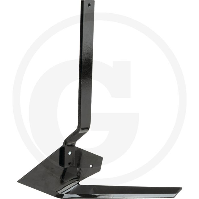 Gebogen mes met gebogen steel (links, voor steel 10 x 32 mm)