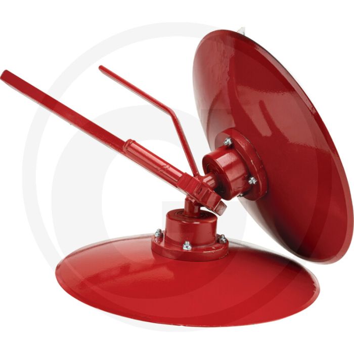 Häufelscheiben mit Abstreifer ( für Reihenabstände von bis zu 50 cm)