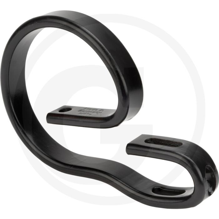 Vibrofeder 32x12 schwarz lackiert Typ LA - Afmetingen 12x32 mm