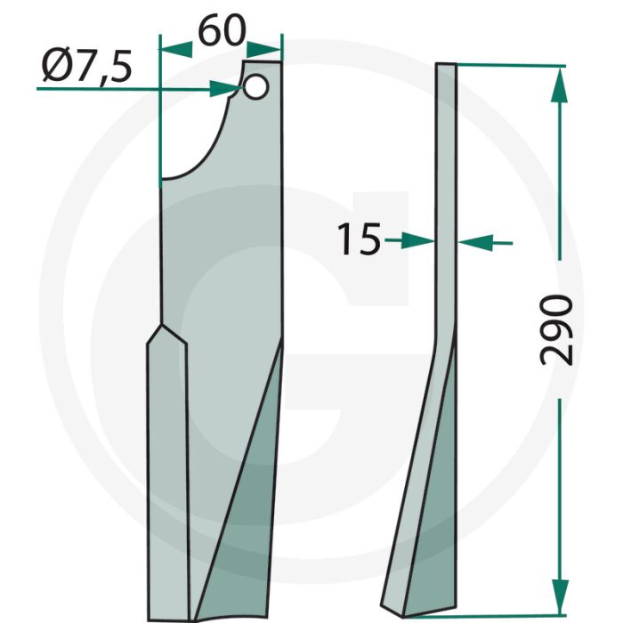 Rotorkopegtand (rechts) Rotorkopegtand (rechts)
