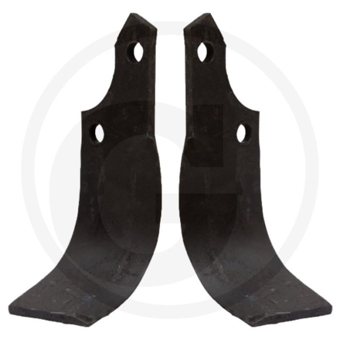 Gebogen mes (rechts) Gebogen mes (rechts)