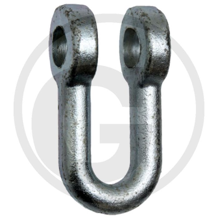 Schäkel 10x34x54 mm - Gat-Ø 12,5 mm | Del Morino - GRANIT Klepelmaaiers