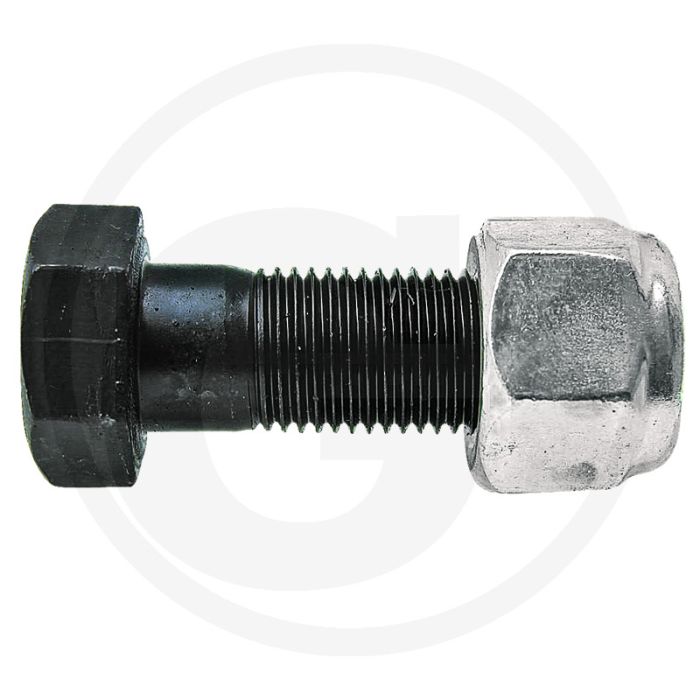 Boulon avec écrou (1/2" x 30 mm)