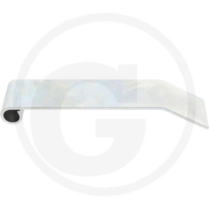 Schutzklappe - 4mm dik, 60mm breed, 255mm lang, Gat-Ø 9,5mm - passend voor Müthing