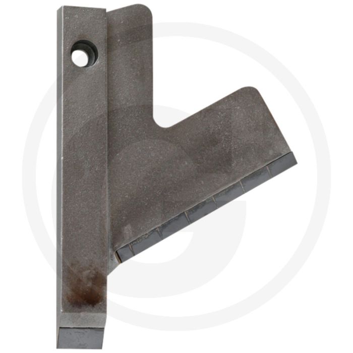 Heavy Duty Ganzevoetbeitel (links  met hardgesoldeerde hardmetalen slijtplaat)