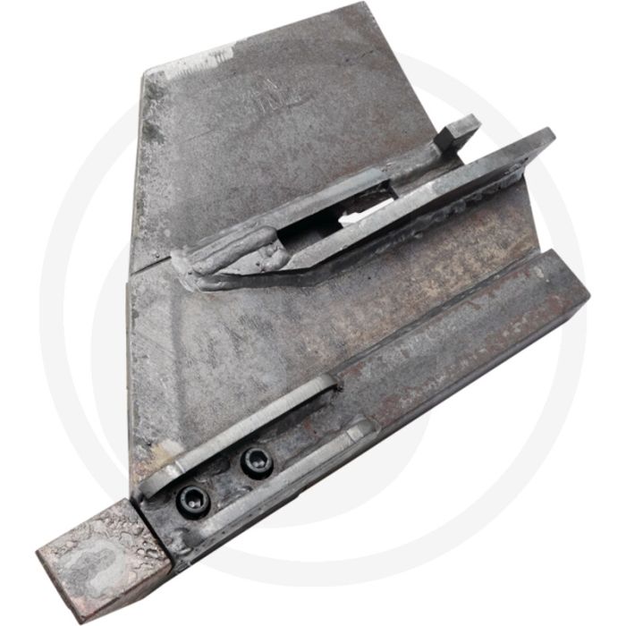 Heavy Duty Vleugelschaar (rechts  met hardgesoldeerde hardmetalen slijtplaat)