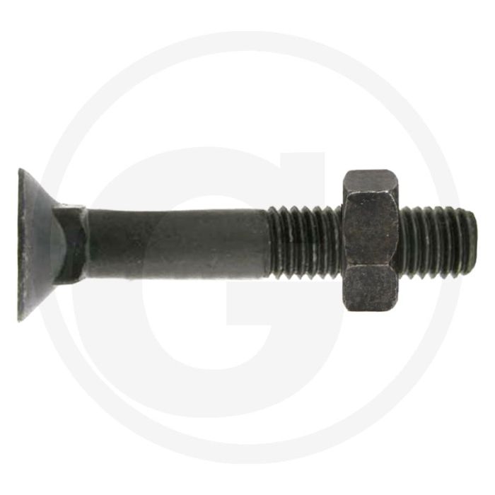 Ploegbouten M10 x 1,5 - 12.9, L 45 mm