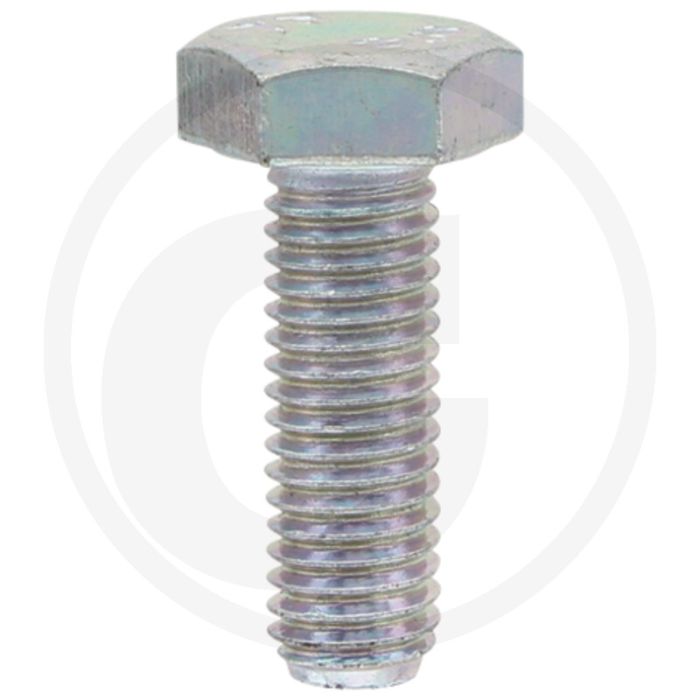 Zeskantbout M10x30 DIN 933 Staal 8.8 Verzinkt RH