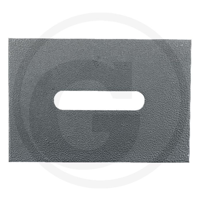 Afstrijker (metaal) - Dikte 4mm - Kverneland