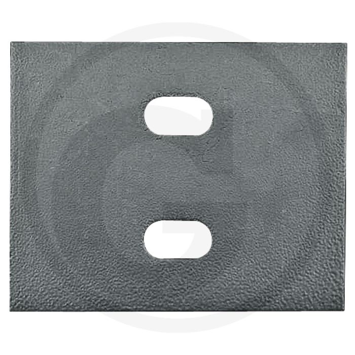 Afstrijker (metaal) - 3mm x 90mm x 100mm - Gat-Ø 11 x 20 Afstrijker (metaal) - 3mm x 90mm x 100mm - Gat-Ø 11 x 20