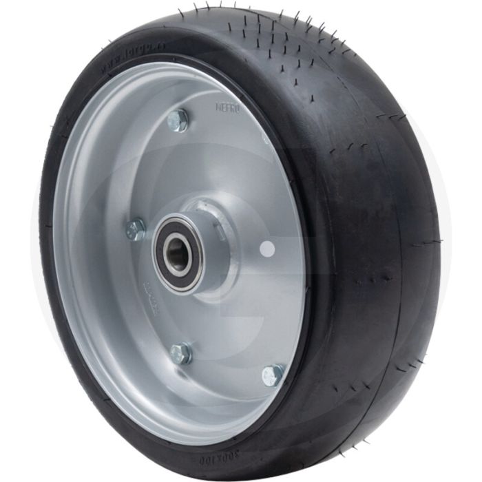 "Roue complète - Pneu Ø 300 x 100 mm - Moyeu Ø 20 x 90 mm".