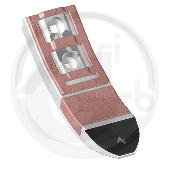 Agricarb Spitze mit Hartauftrag - Werkbreedte 80mm