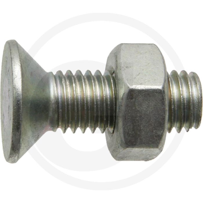 GREGOIRE BESSON Bout met moer M10 x 30 mm - Naud