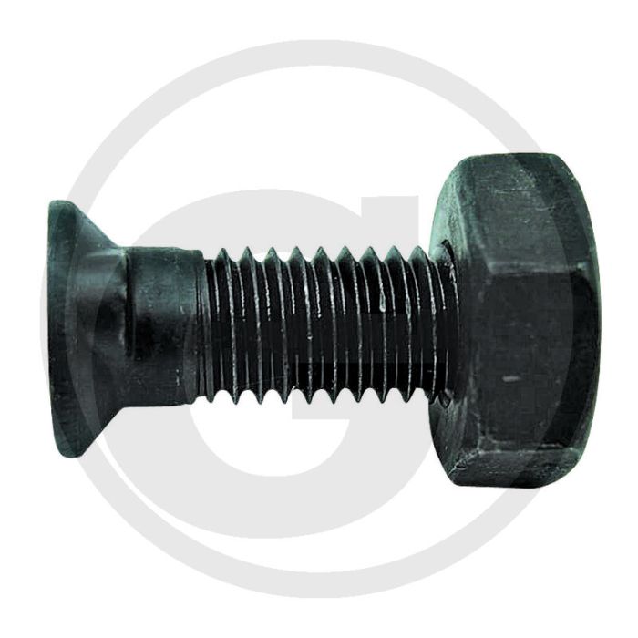 Kverneland Boulon ovale (M10 x 30 mm, avec écrou)