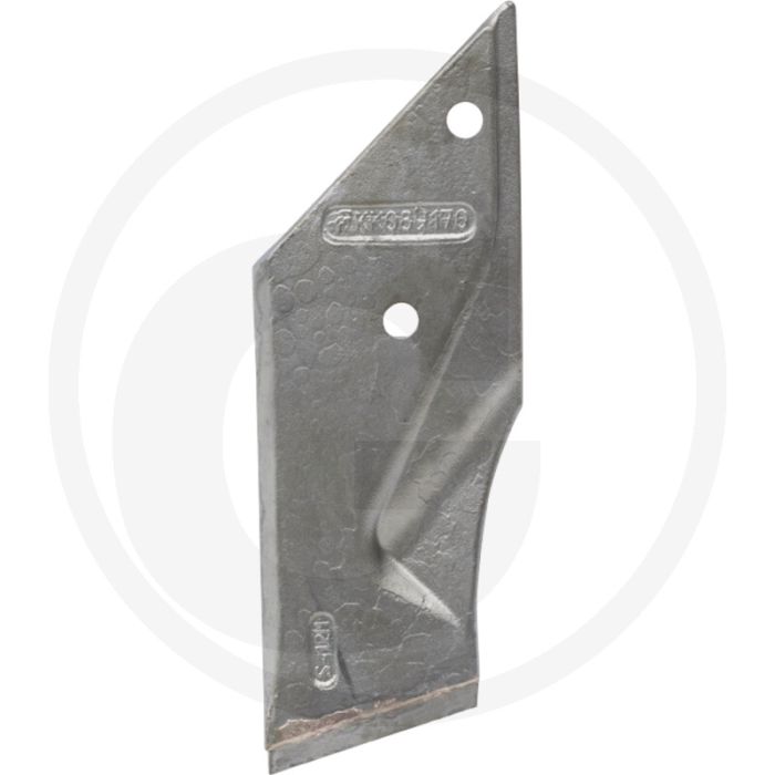 Kverneland Schaarpunt XHD-carbide (rechts, hardmetaal gecoat)