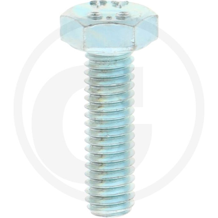 Boulon hexagonal M6x20 DIN 933 Acier 8.8 Zingué RH